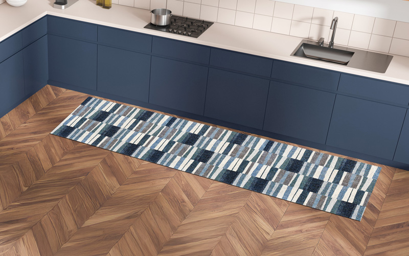 Tappeto passatoia da cucina antiscivolo, antimacchia, multiuso lavabile in lavatrice in ciniglia