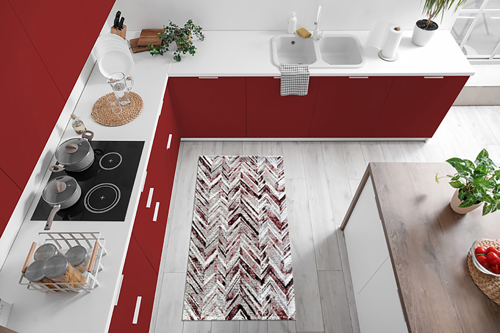 Tappeto Passatoia per Corridoio Antiscivolo 110X300CM